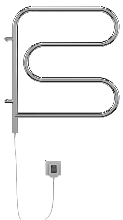 Электро 25 F-обр 600х600 поворотный Полотенцесушитель TERMINUS Сызрань - фото 2