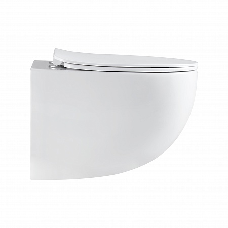 Подвесной унитаз безободковый Terminus Енисей Монолит 560х390 белый Сызрань - фото 4