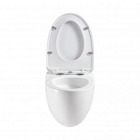 Подвесной унитаз безободковый Terminus Енисей Монолит 560х390 белый Сызрань - фото 5